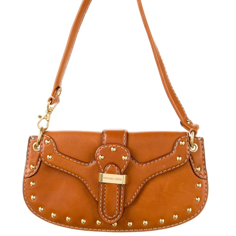 Michael Kors brown leather purse